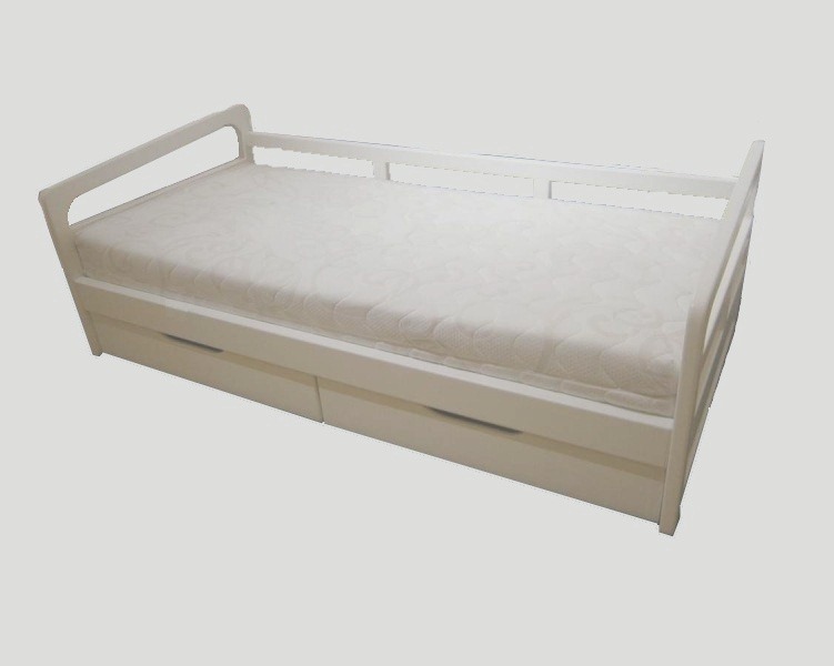 

Кровать подростковая Анна с ящиками Morfey Ясень массив Белый 90x200 см R094-0045