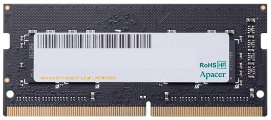 

Оперативная память Apacer SODIMM DDR4-2666 8192MB PC4-21300 (ES.08G2V.GNH)
