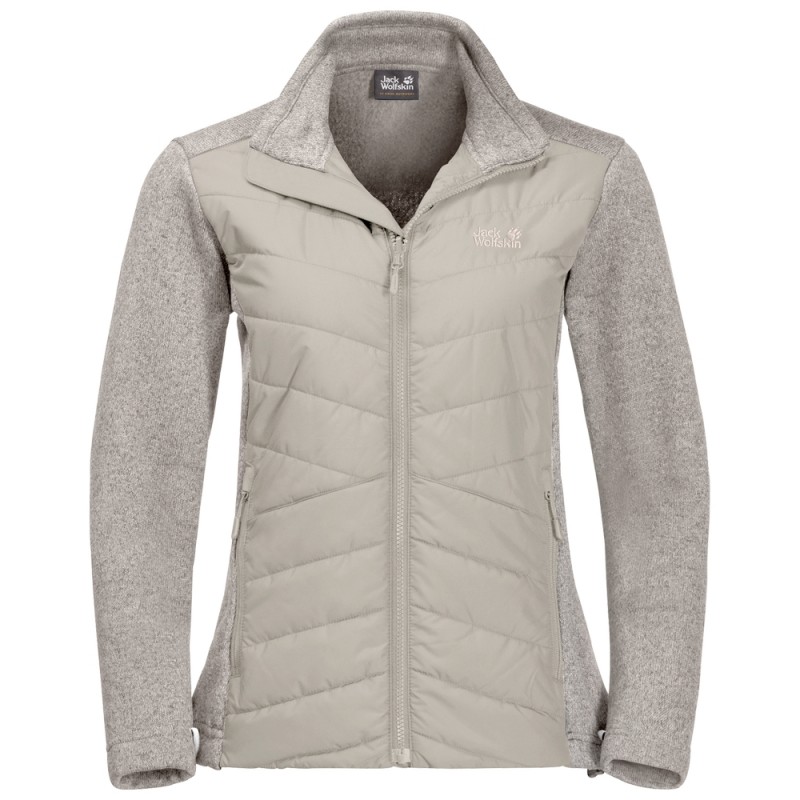 

Флис CARIBOU CROSSING TRACK WOMEN Jack Wolfskin 1706861-6260 L Серый