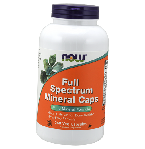 

Мультиминеральный комплекс без железа, Full Spectrum Minerals, Now Foods 240вегкапс (36128038)