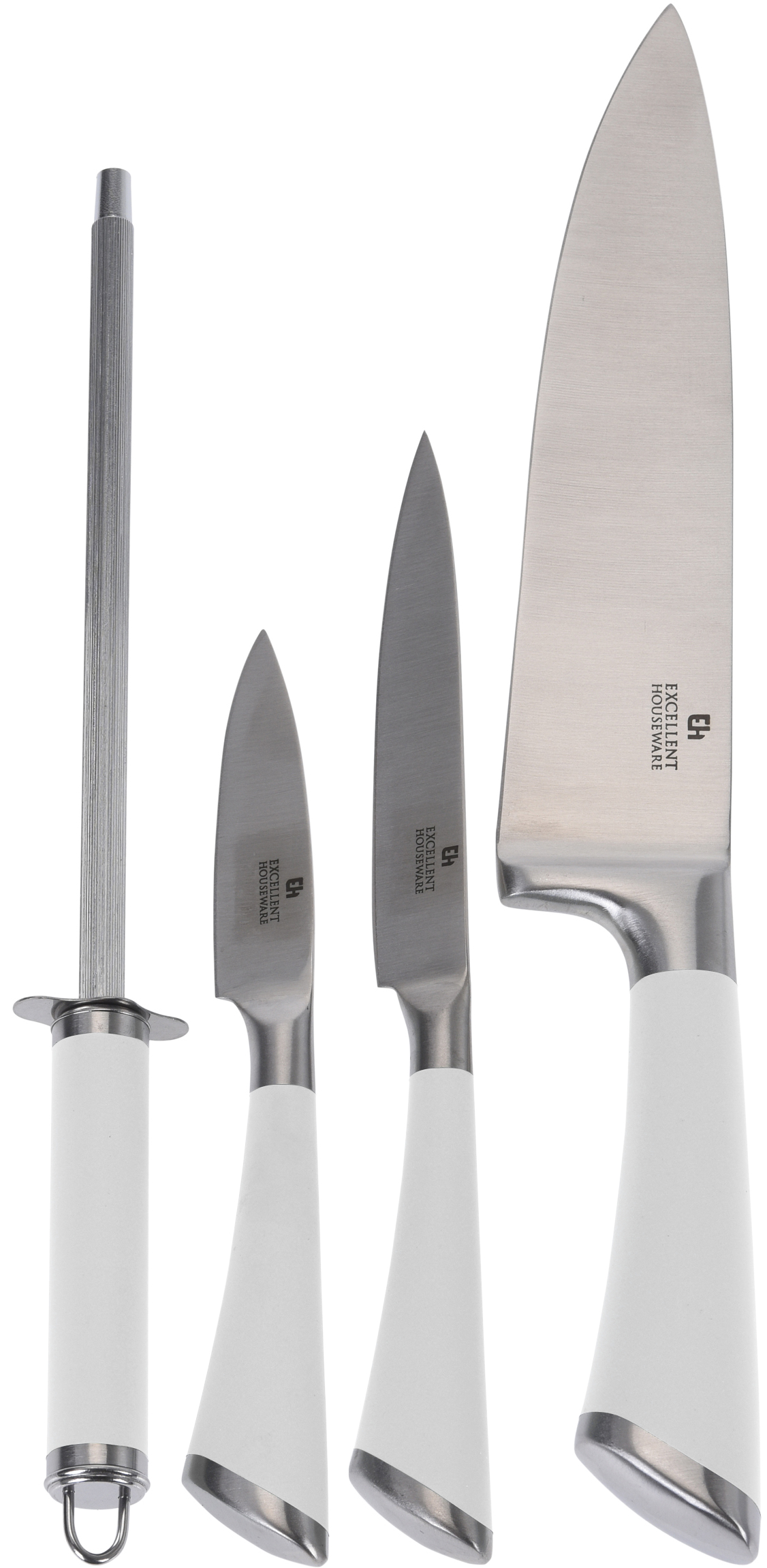 Акція на Набор ножей Excellent Houseware 4 шт (404000820_white) від Rozetka UA