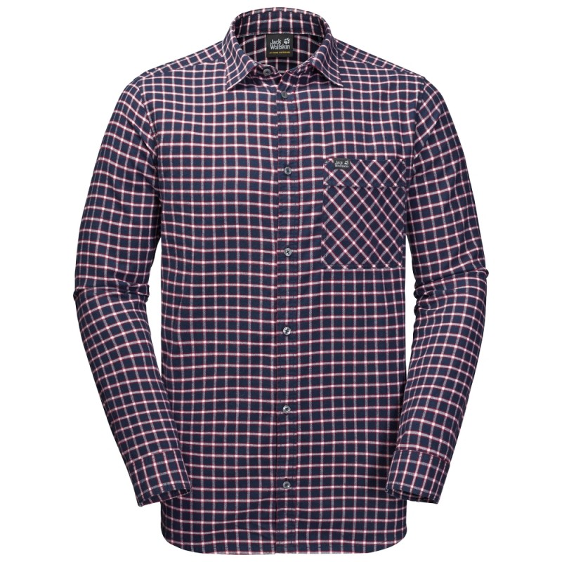 

Рубашка с длинным рукавом FRASER ISLAND SHIRT Jack Wolfskin 1402521-7630 XXL Синий
