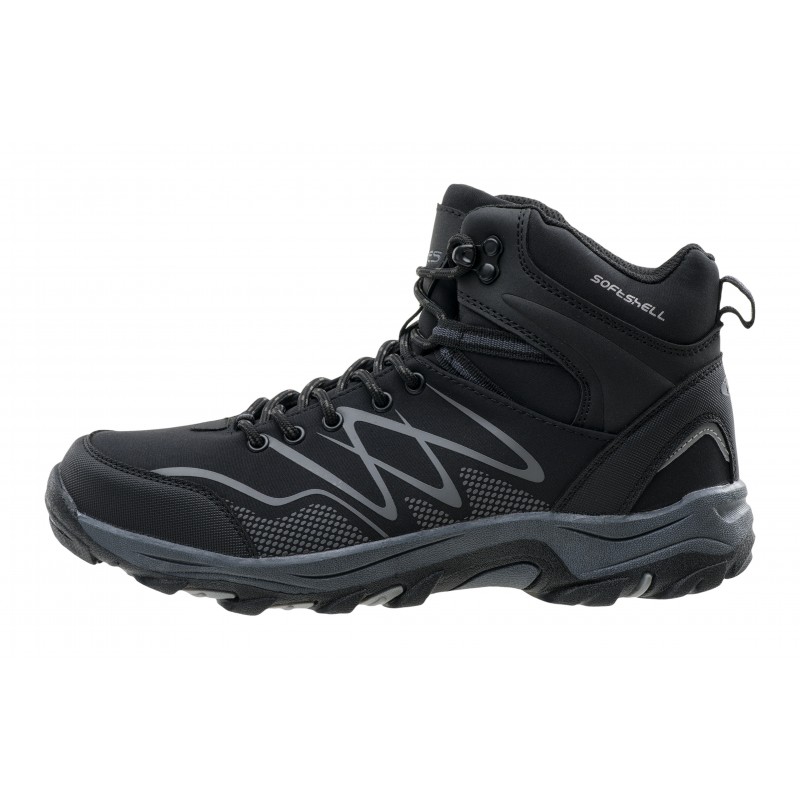 

Ботинки RONN MID Martes RONN MID-BLK/SILVER/DK GREY 44 Черный