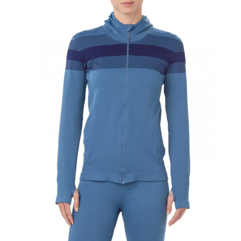 

Толстовка SEAMLESS FZ HOODIE ASICS 2032A239-400 S Голубой