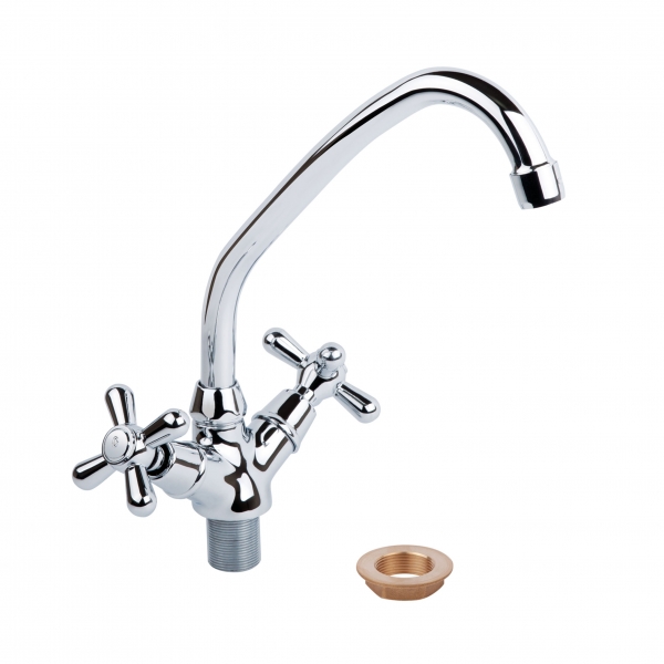 

Смеситель для кухни Q-TAP Dominox 271 механика на гайке