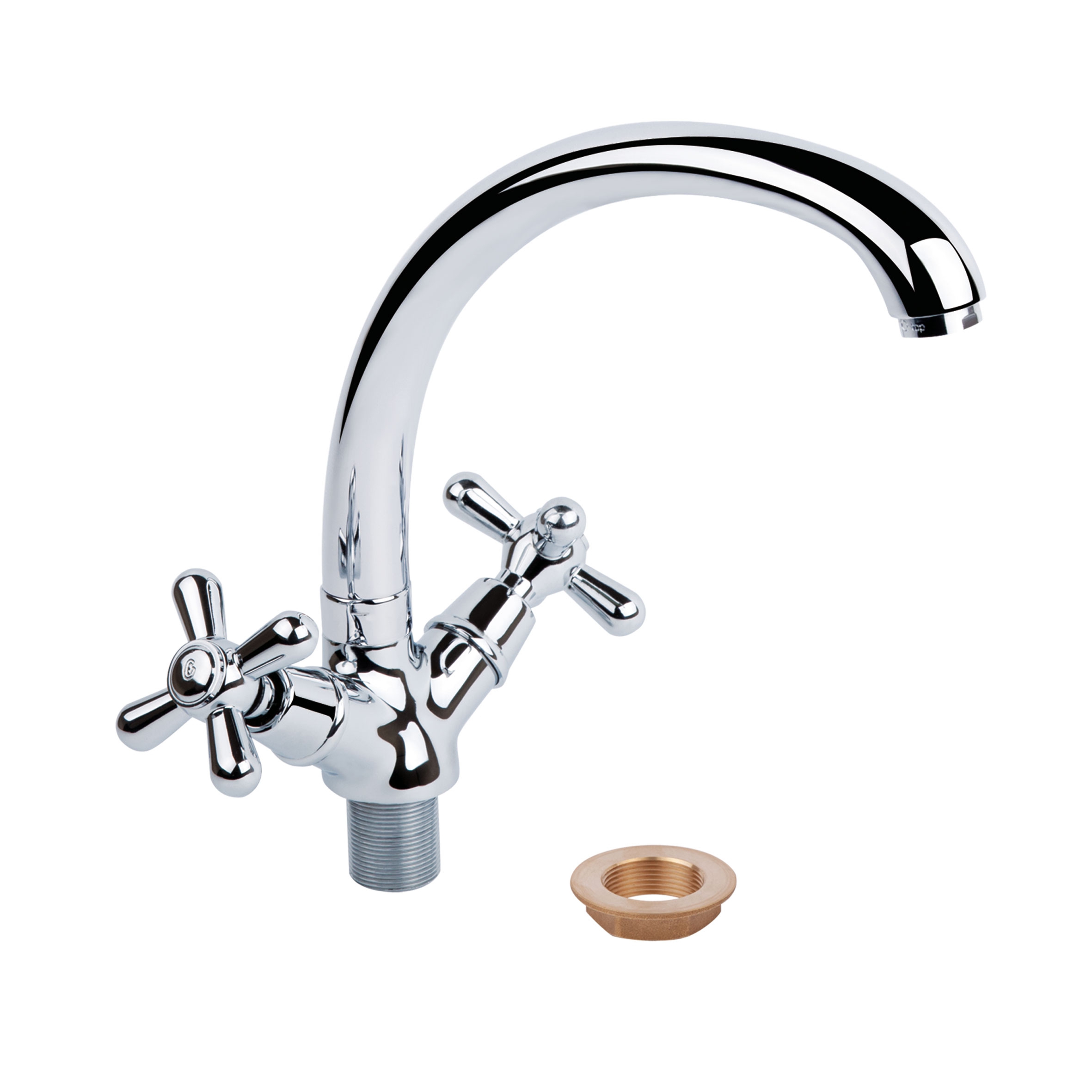 

Смеситель для кухни Q-TAP Dominox 273 керамика на гайке