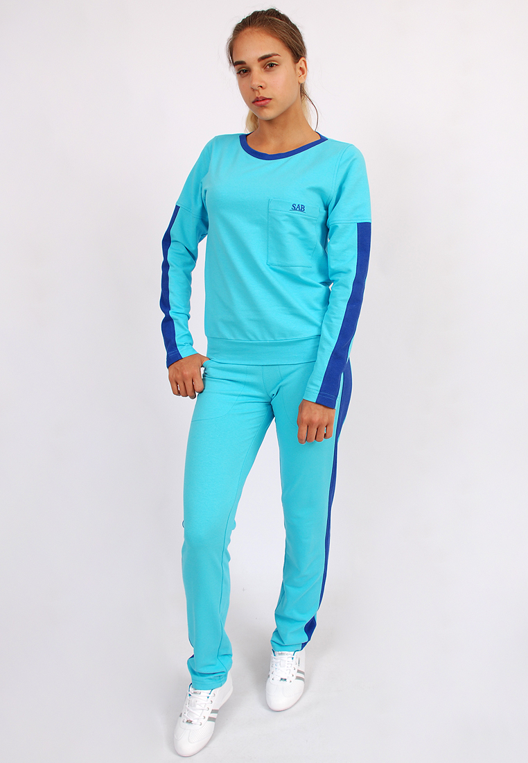 

Спортивный костюм бирюзовый SAB 15612 XS