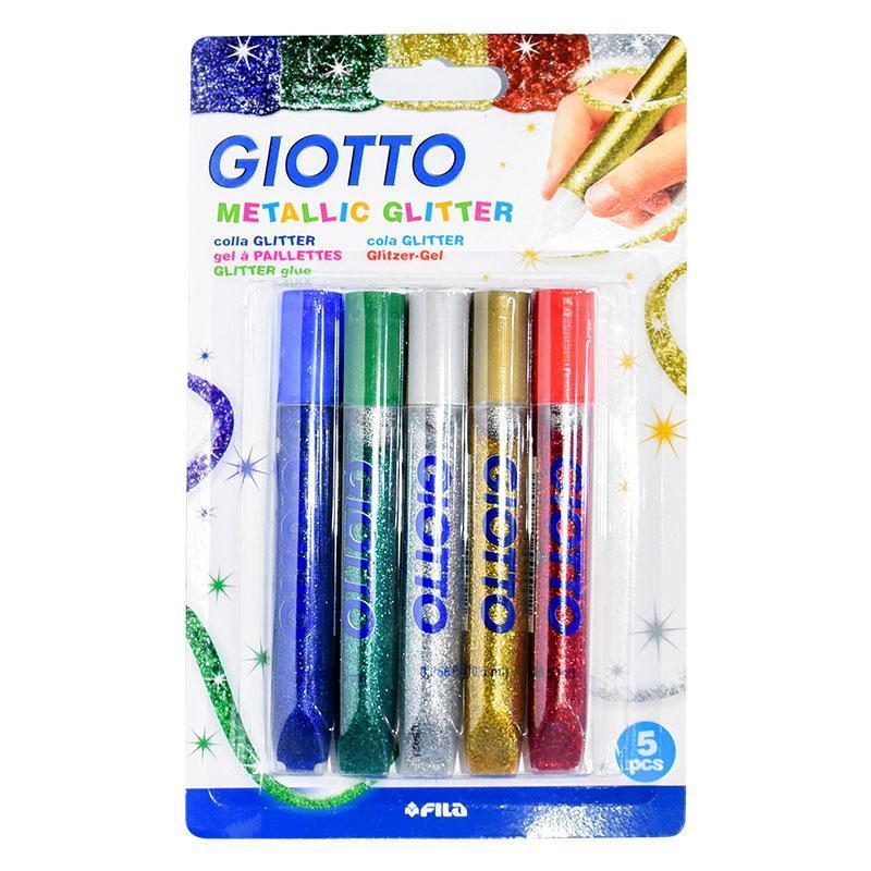 

Клей с блестками Giotto Metallic Glitter 5 цветов (8000825545108)