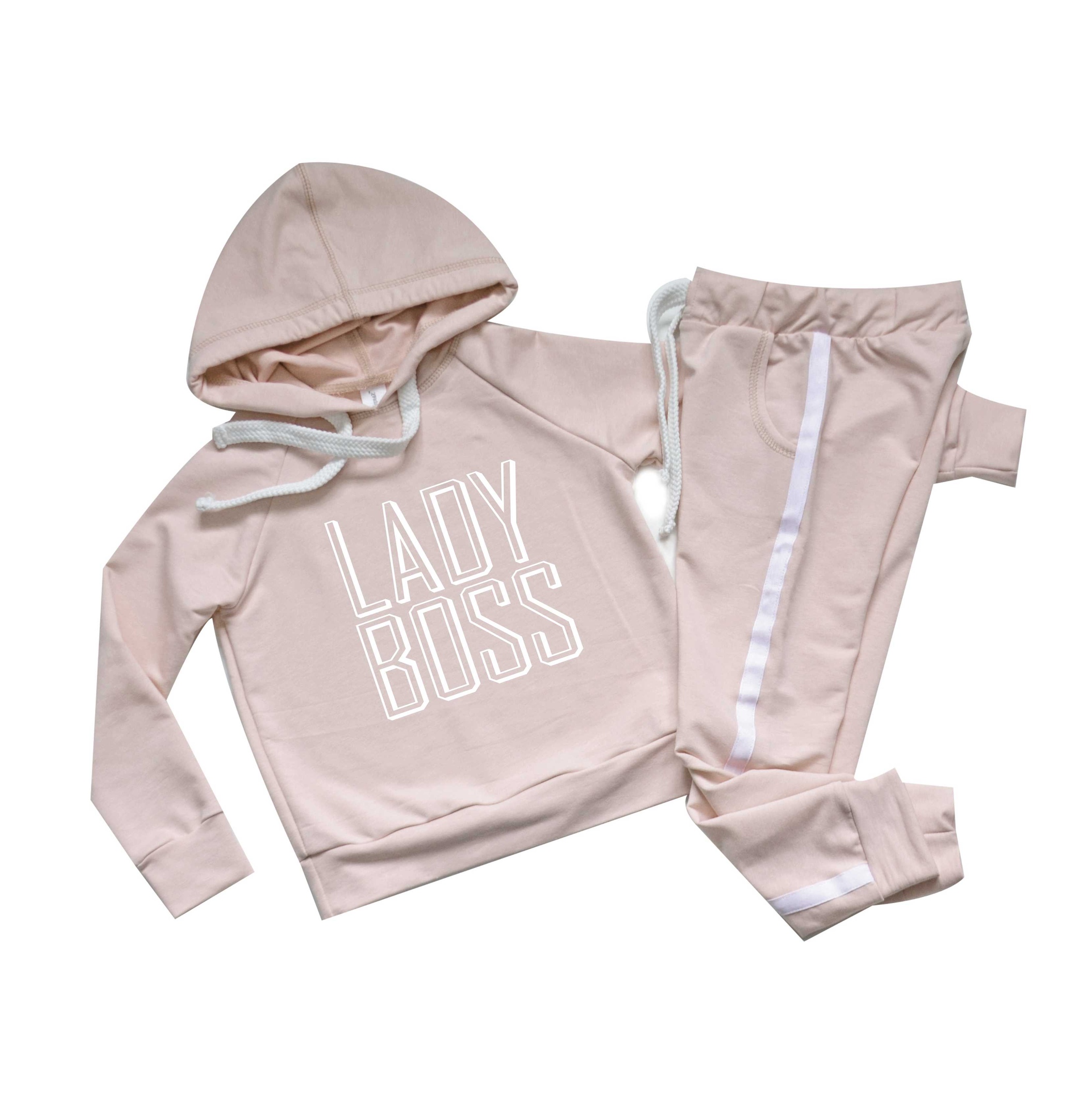 

Cпортивный костюм Спиногрыз Lady boss СПИ813 пудра 98см