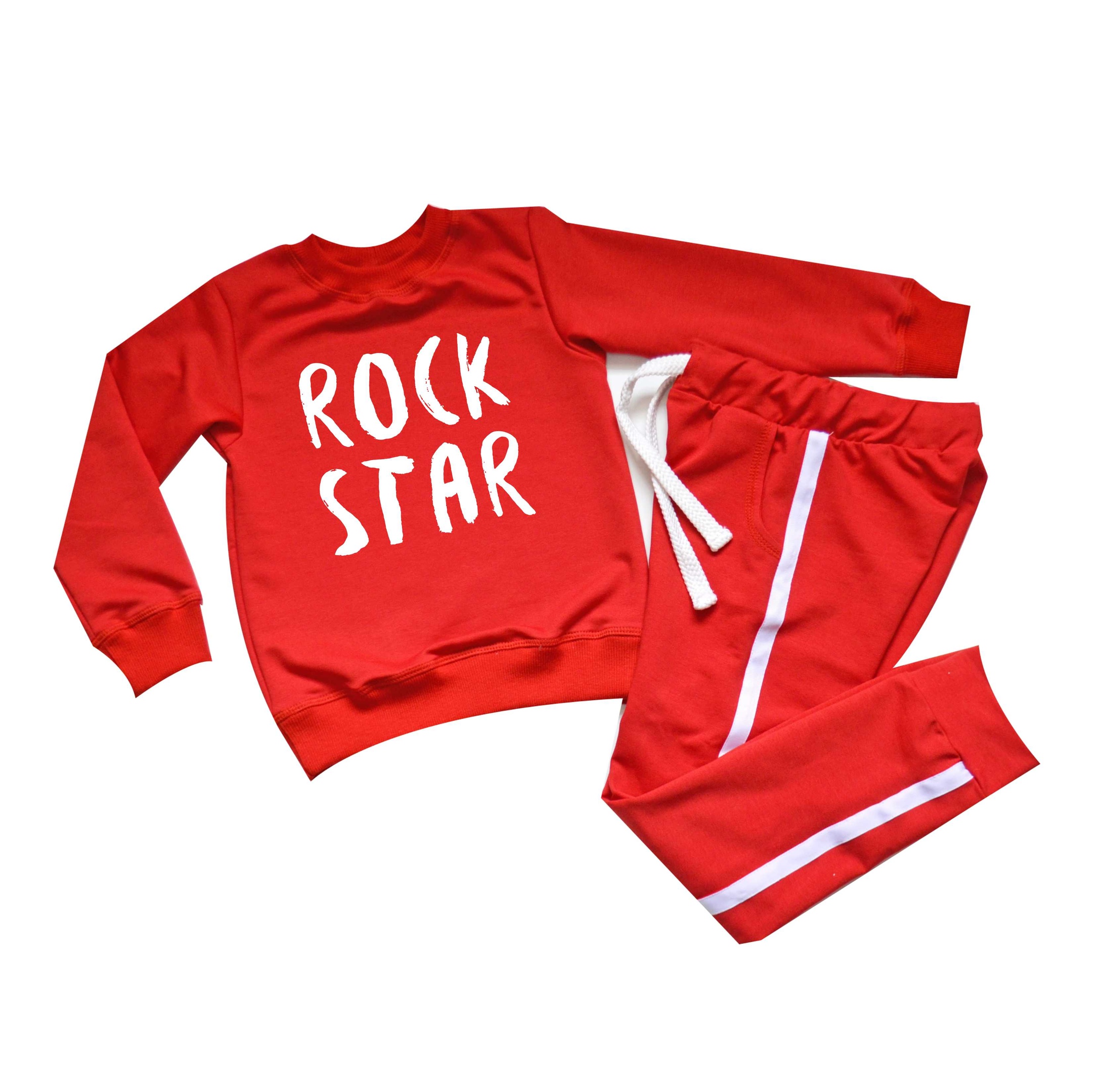 

Спортивный костюм Спиногрыз Rock star СПИ806 красный 98см