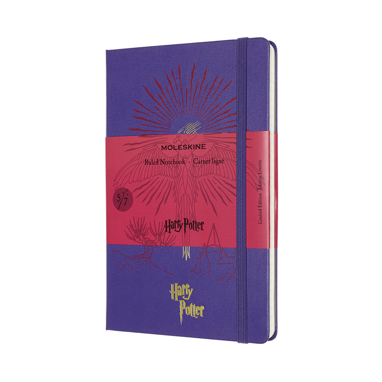 

Блокнот Moleskine Limited Harry Potter Средний (13х21 см) 5/7 в Линию Фиолетовый (8053853603982)