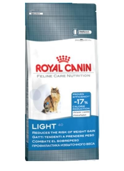 

Корм для кошек с предрасположенностью к избыточному весу Royal Canin Light 40 2 кг (2524020)