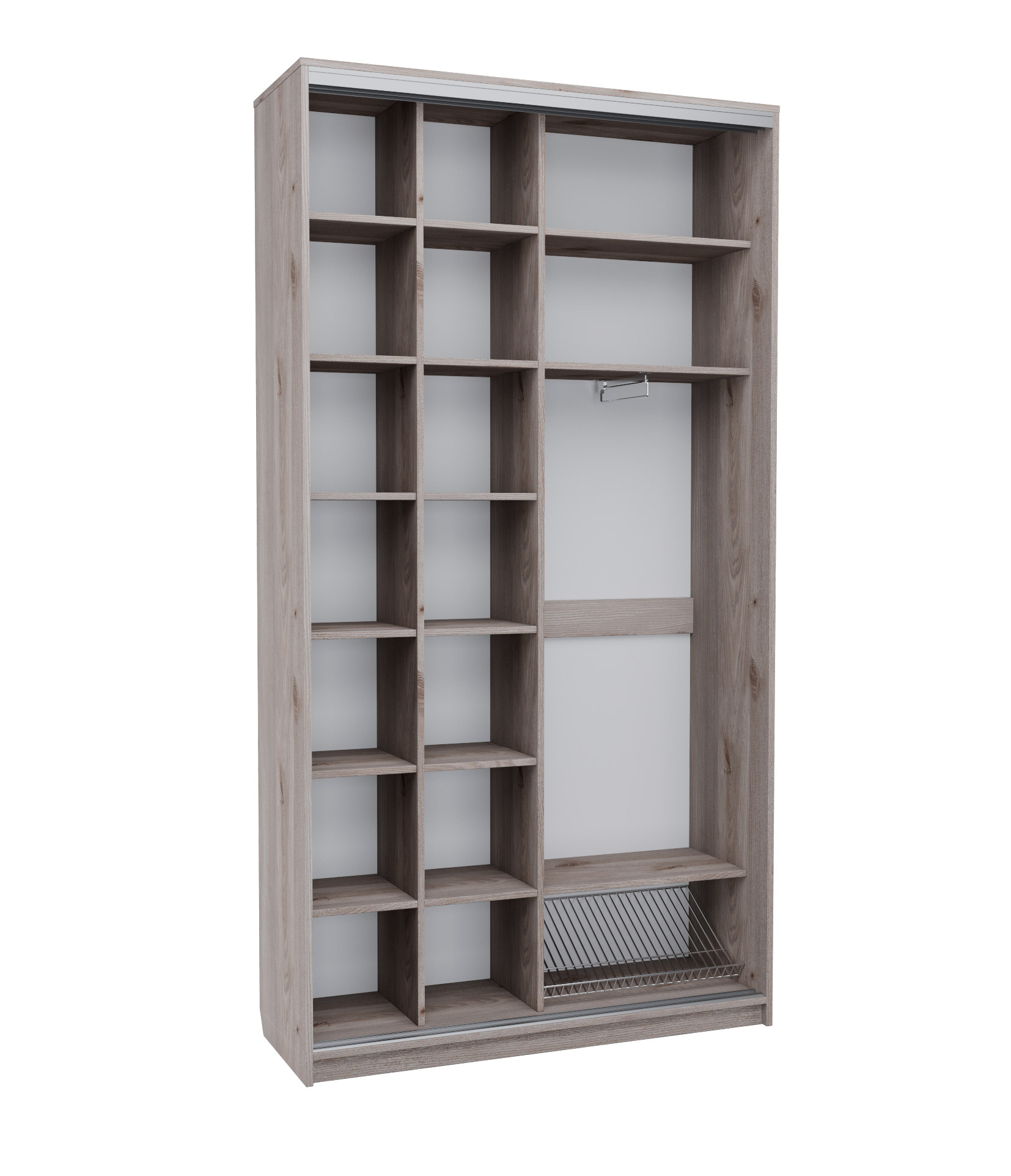 

Шкаф - купе MebelLoft Пескоструй 1200 х 450 х 2400 двухдверный 1827