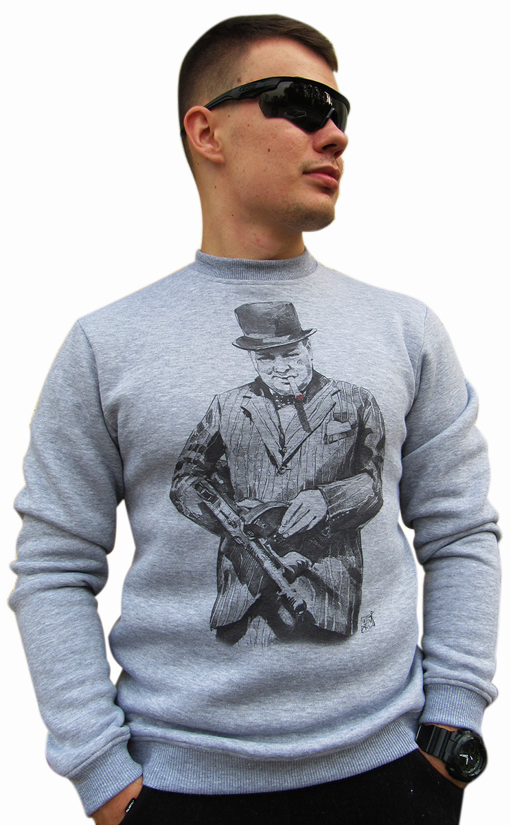 

Свитшот P1G-Tac Winter Sweatshirt Winston Churchill UA281-29911-WC-IG XL Iron Grey