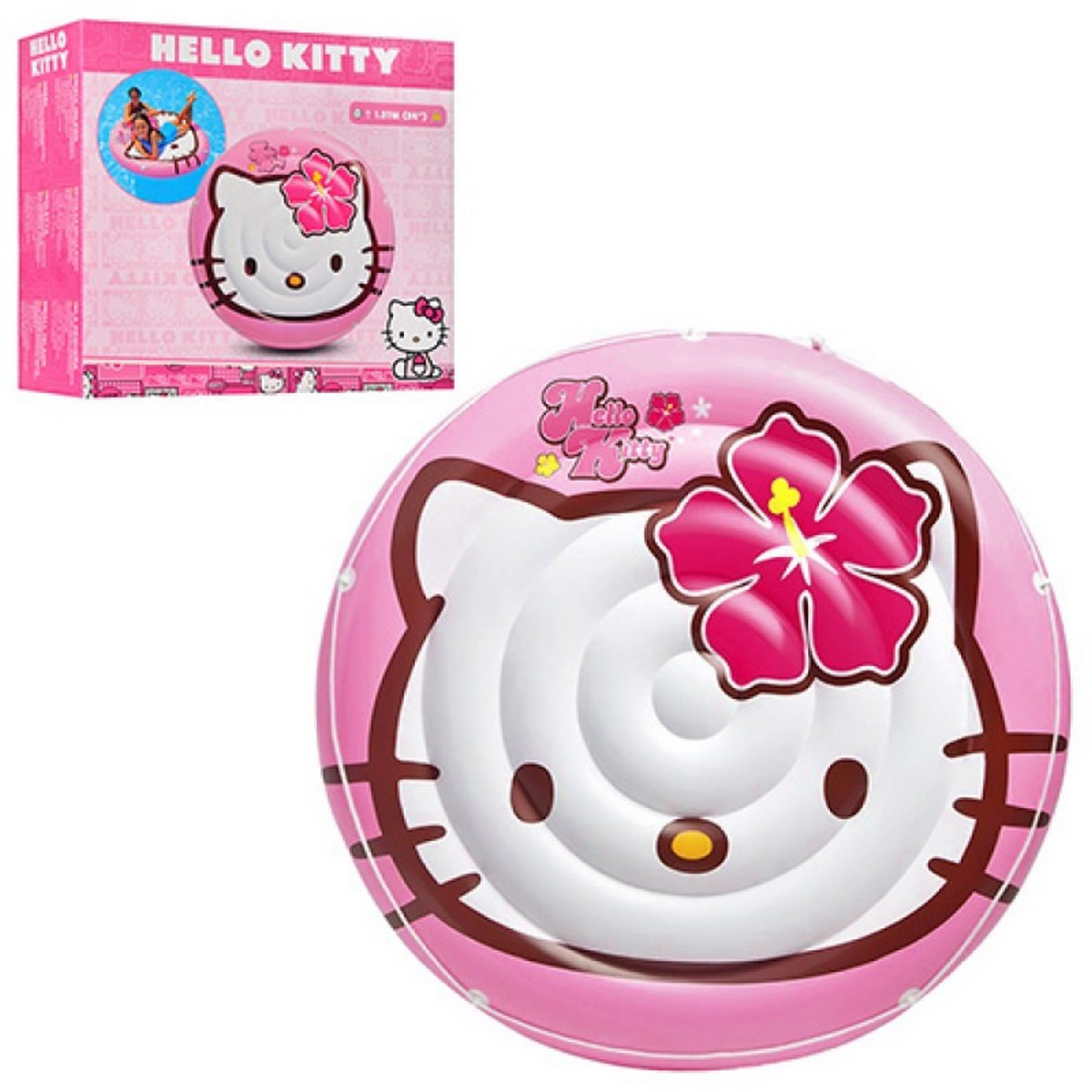 

Плотик круглый «Hello Kitty» с веревкой Intex (56513)