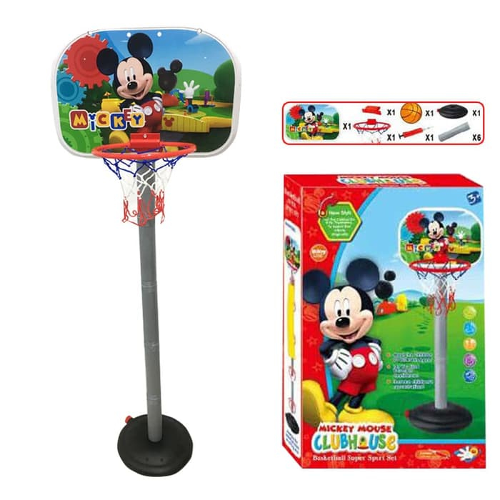 

Кольцо баскетбольное детское на стойке «Микки Маус» A-Toys (YD2588M-8)