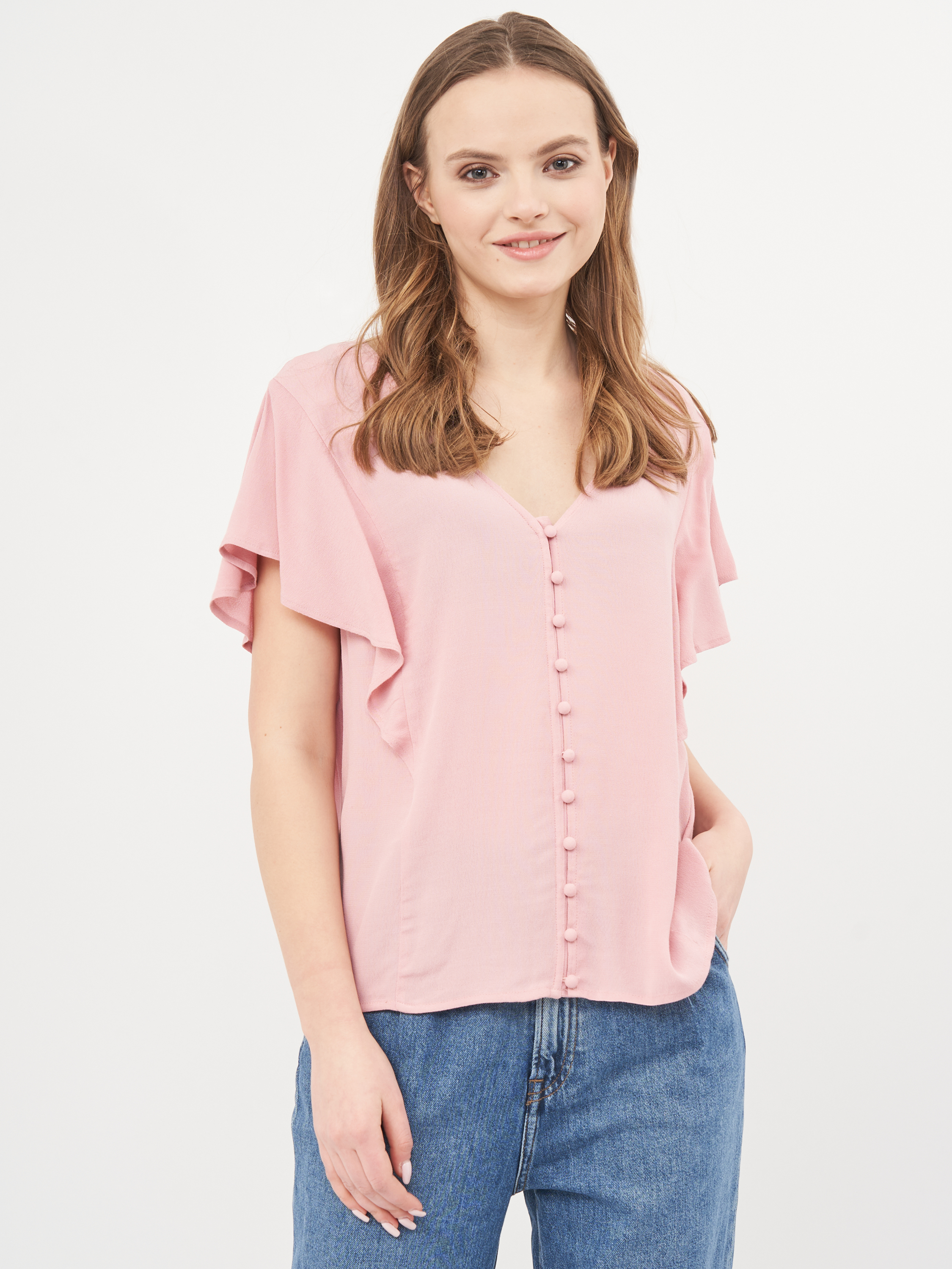 

Блузка H&M 2812-8427271 L Розовая
