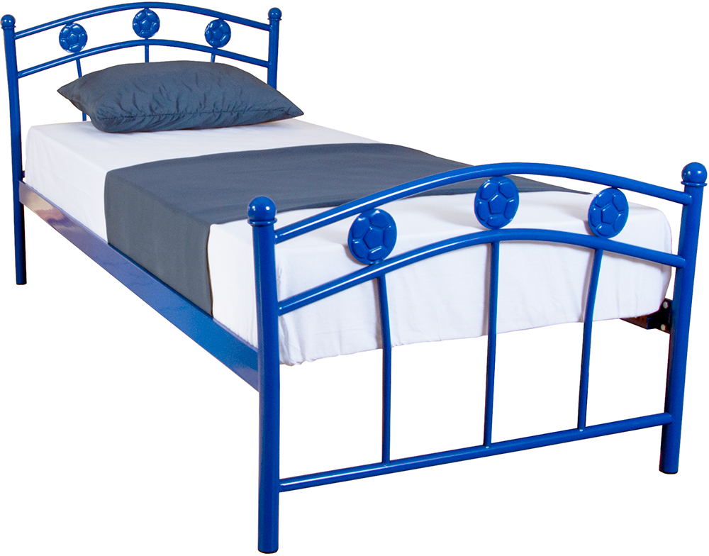 Акція на Односпальная кровать Eagle Smart 90 х 200 см Blue (E2004) від Rozetka UA