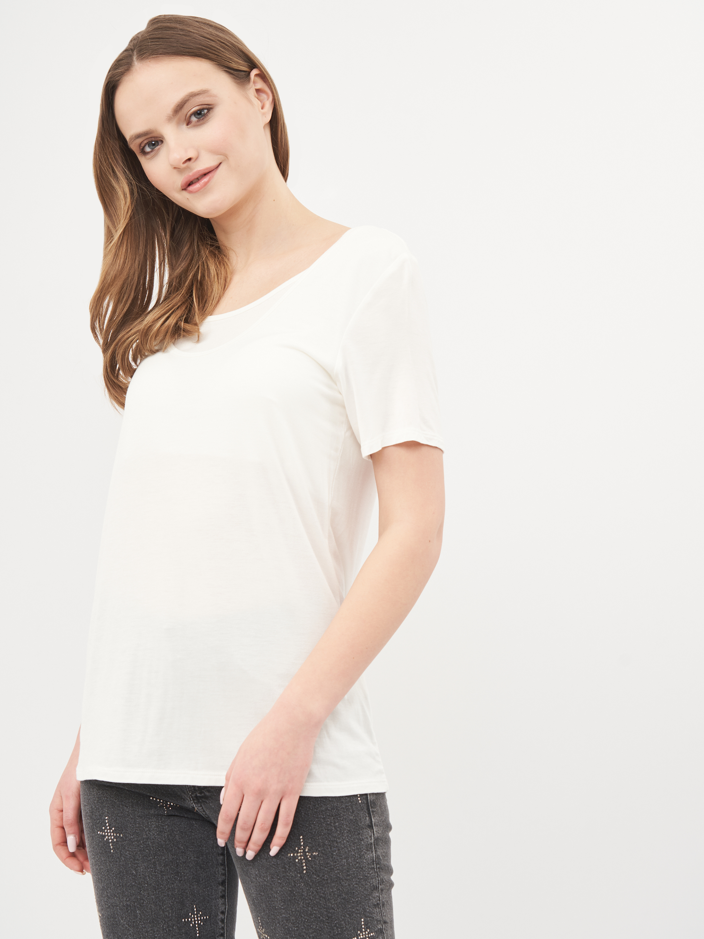 

Футболка H&M 2801-85978912  Белая, Футболка H&M 2801-85978912 S Белая