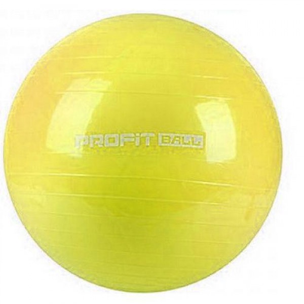 

Мяч Для Фитнеса Гимнастический Фитбол Profit Ball Диаметр 75 см. Жёлтый (M 0383Y)