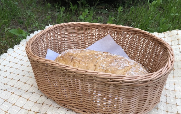 

Хлебница плетеная из лозы