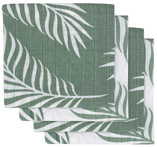 

Набор муслиновых пеленок Jollein Nature 70х70 4 шт Ash Green (8717329354074)
