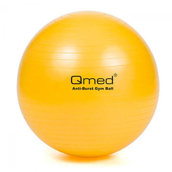 

Фитбол, Мяч для фитнеса 45 см желтый Qmed ABS GYM BALL Польша КМ-13