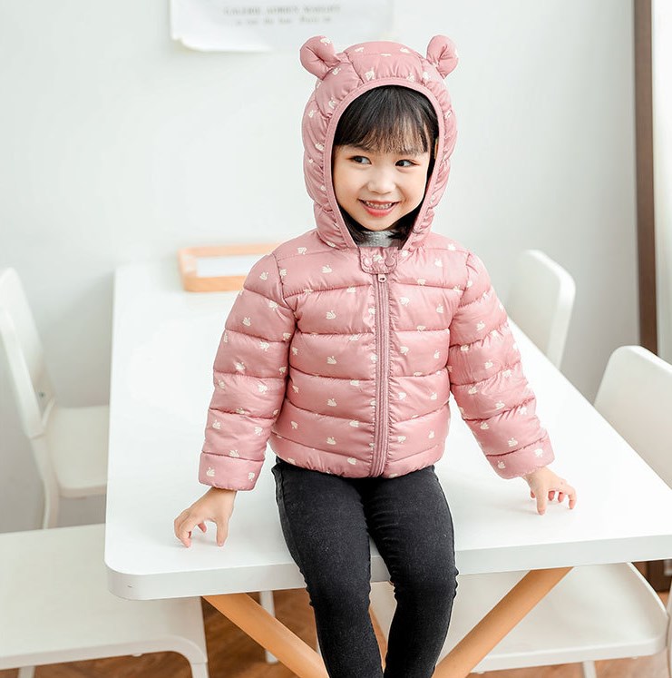 

Куртка для девочки демисезонная Белые лебеди Berni Kids (110) Розовый (51898)