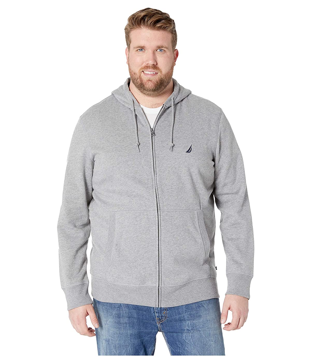 Худи Nautica Big & Tall Specialty Stone Grey Heather, 2X (52) (10713210 ...