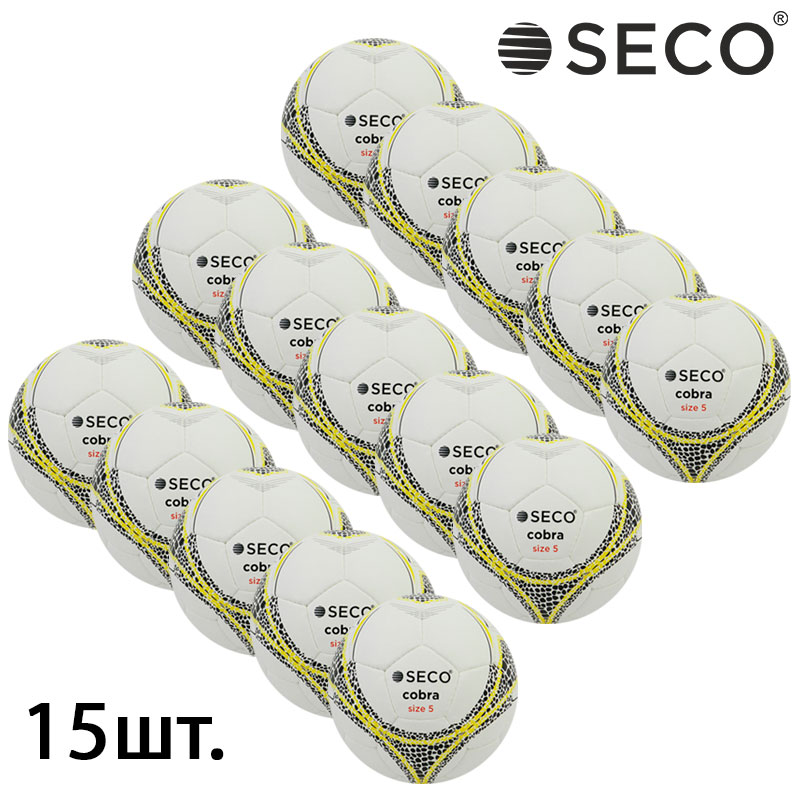 

Футбольные мячи оптом SECO Cobra Размер: 5 15 штук