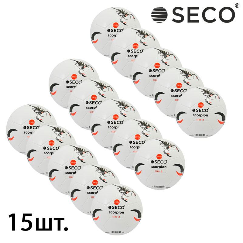 

Футбольные мячи оптом SECO Scorpion Размер: 3 15 штук