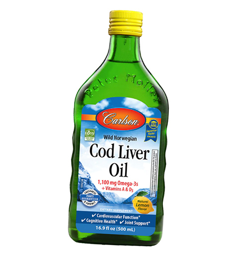 

Cod Liver Oil Carlson Labs 500мл Лимон (67353002)