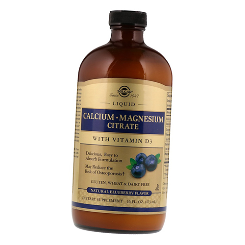 

Жидкий Кальций Магний Д3, Calcium Magnesium Citrate Liquid, Solgar 473мл Клубника (36313163)