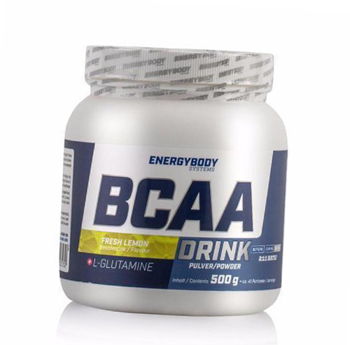 

ВСАА с Глютамином, BCAA Drink, Energy Body 500г Лимон (28149001)