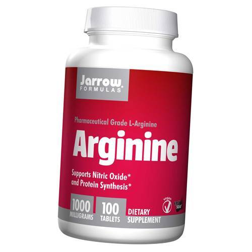 

Аргинин, Arginine 1000, Jarrow Formulas 100таб (27345003)
