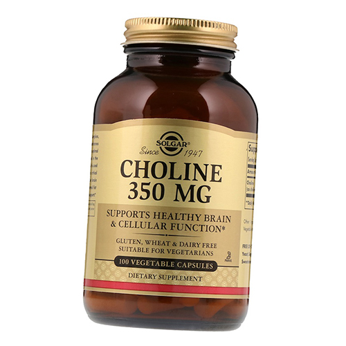 

Холин, Choline 350, Solgar 100вегкапс (36313150)