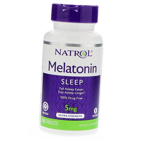 

Melatonin Time Release 5 Natrol 100таб (72358013)