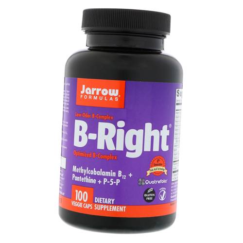 

Витамины группы В, B-Right, Jarrow Formulas 100вегкапс (36345006)