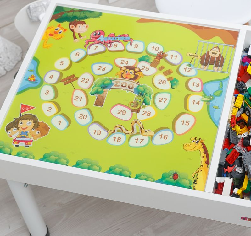 

Съемное игровое поле для столика-песочницы KIDZ ZONE Цифры