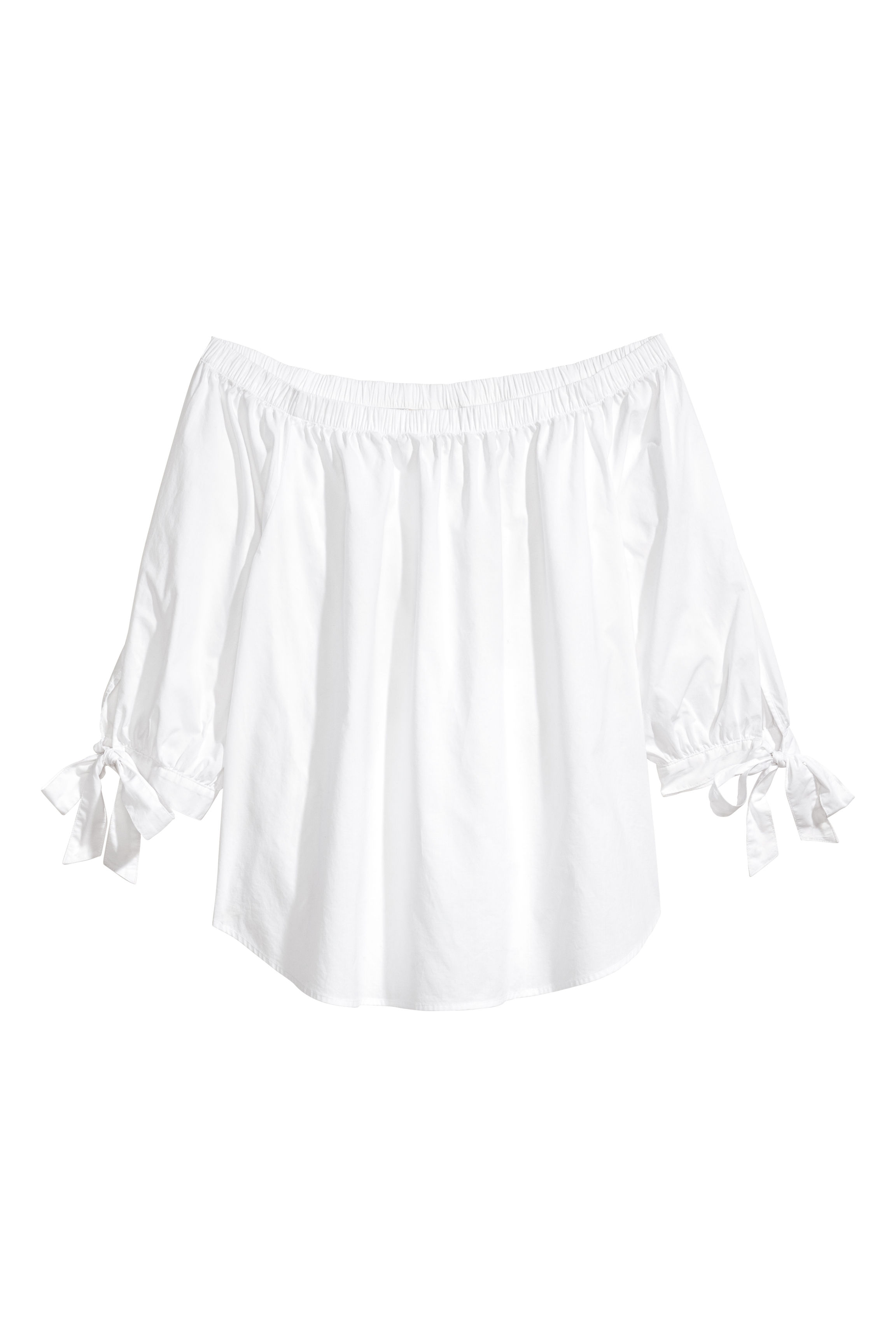 

Блуза H&M 0565996  белый, Блуза H&M 0565996 40 белый