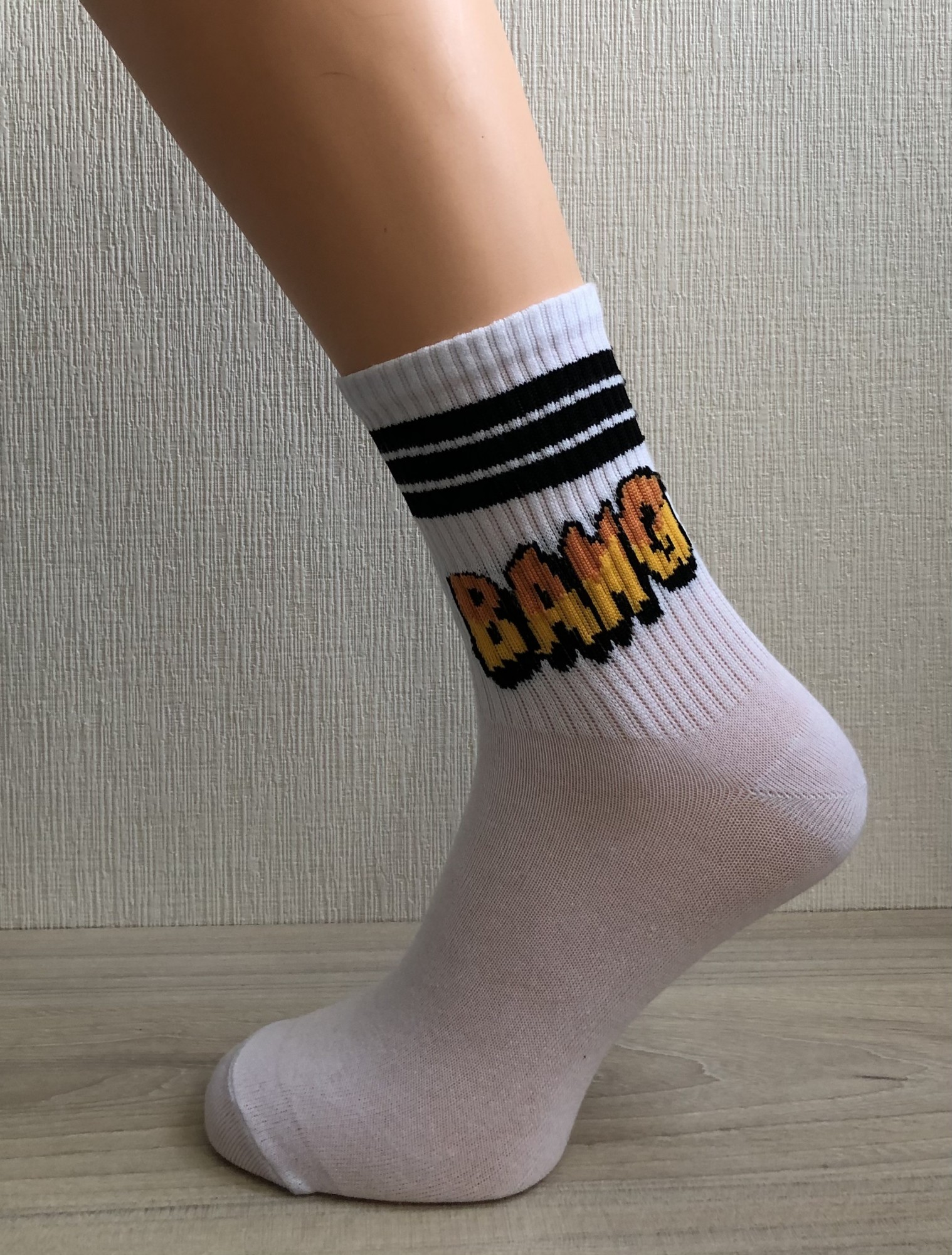

Носки мужские Mi Taller Bang белые размер 40-44