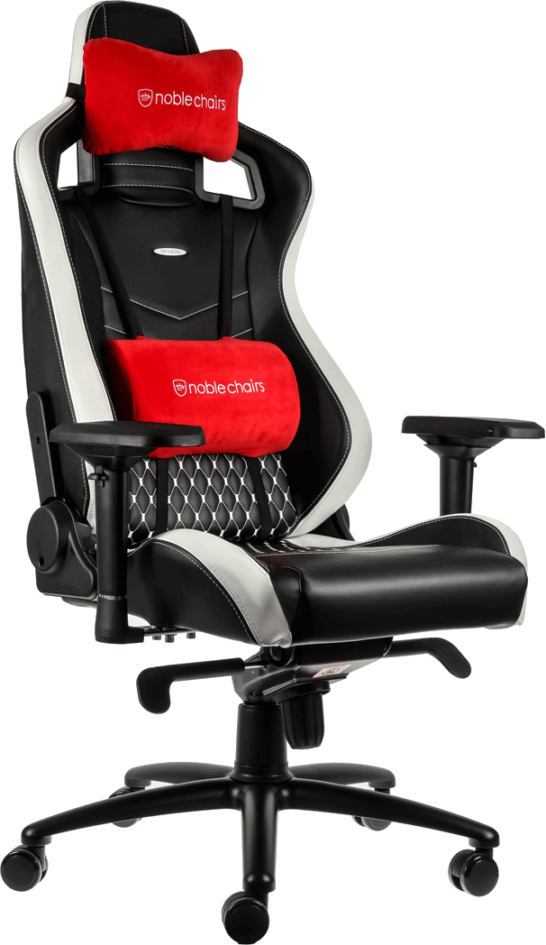 

Кресло геймерское NOBLECHAIRS Epic Series Real Leather Black/Whtite/Red (NBL-RL-EPC-001)