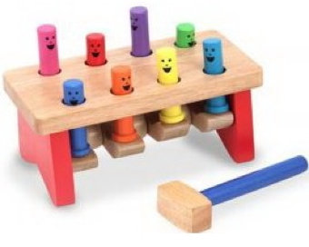 

Обучающие игры Melissa&doug Забить в лунки (MD4490)