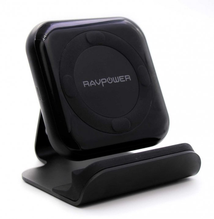 

Зарядное утройство RavPower Wireless Fast Qi Charging Stand 10W + Qc 3.0 Adapter (RP-PC070) Black