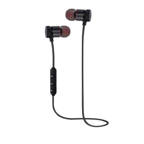 

Вакуумные блютуз наушники Sports Sound Stereo Black (au101)