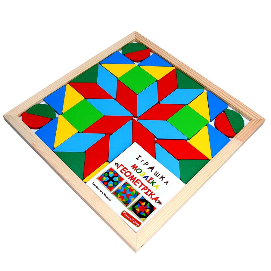 

Мозаика-геометрика Komarovtoys 33х33 см А346