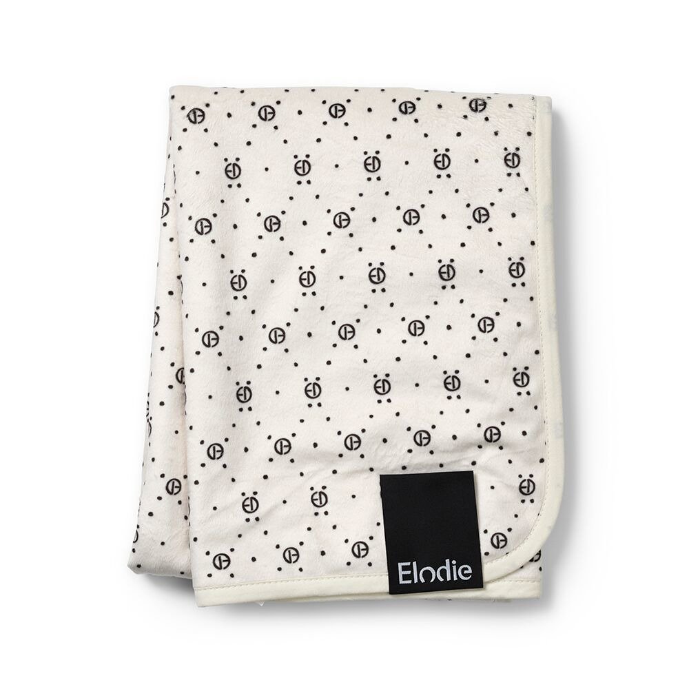 

Дитячий велюровий плед Elodie Details Pearl Velvet Monogram 75х100 см.
