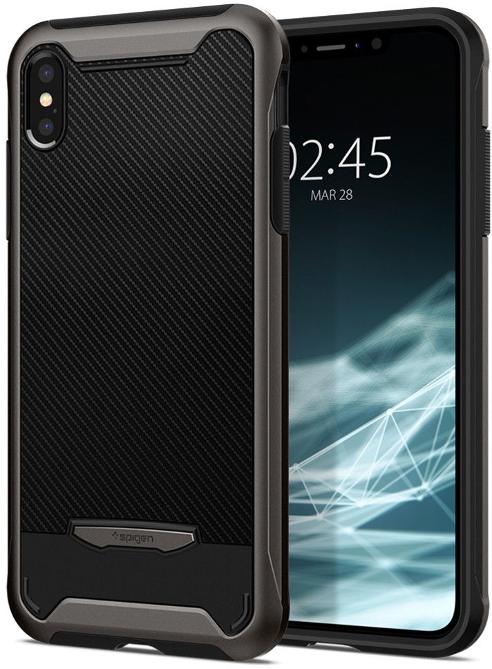

Панель Spigen Hybrid NX для Apple iPhone Xs Gunmetal