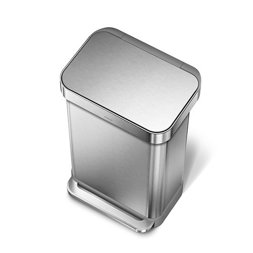 

Ведро с педалью Simplehuman 55 л FPP с карманом для мешков