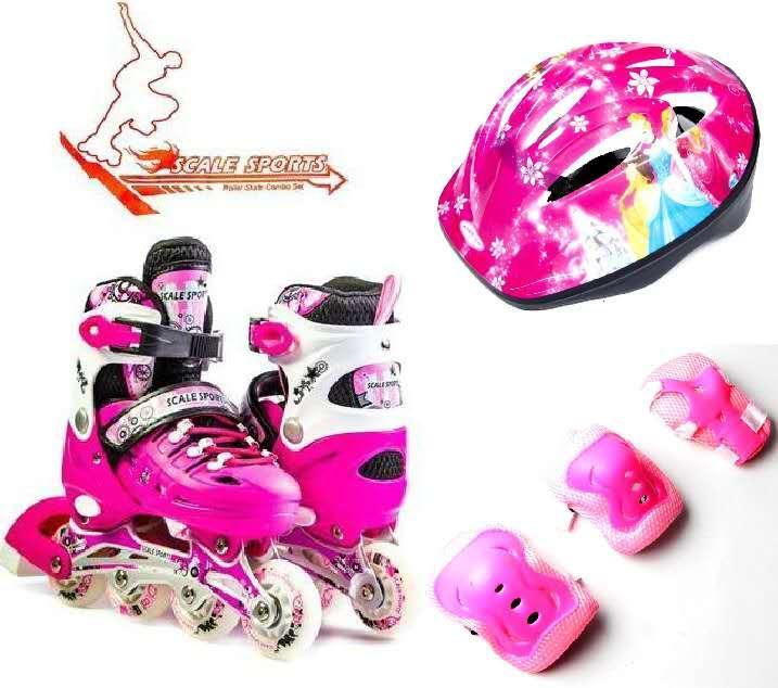 

Комплект роликов Scale Sports 905A Pink, размер 29-33